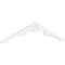Ekena Millwork Pitch Heath Architectural Grade PVC Gable Pediment, 72"W x 15"H x 1"P (5/12) GPP072X015X100HEA - alternate 1